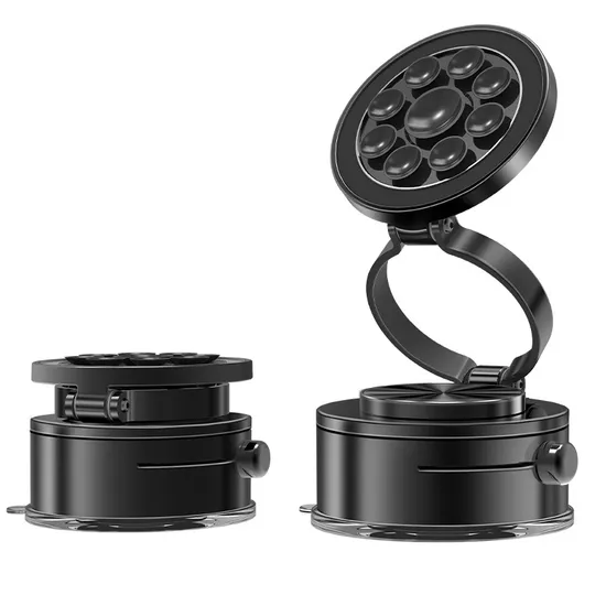 New Car Phone Holder with Vacuum Suction, Magnetic Navigation, Multifunctional Folding, Rotation, and Universal Compatibility