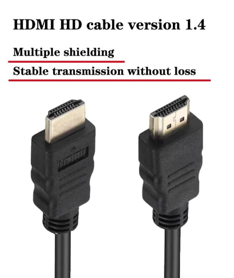 HDMI HDMI Cable Molding Gold Plated High Definition Speed Data HDMI Cable, 4K 1080P