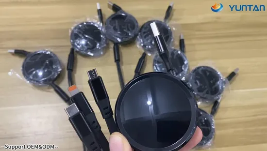 Type C Data Cable for Car 3 in 1 Cable to HDMI USB C Lightning Christmas Gift Customizable Logo Data Cable