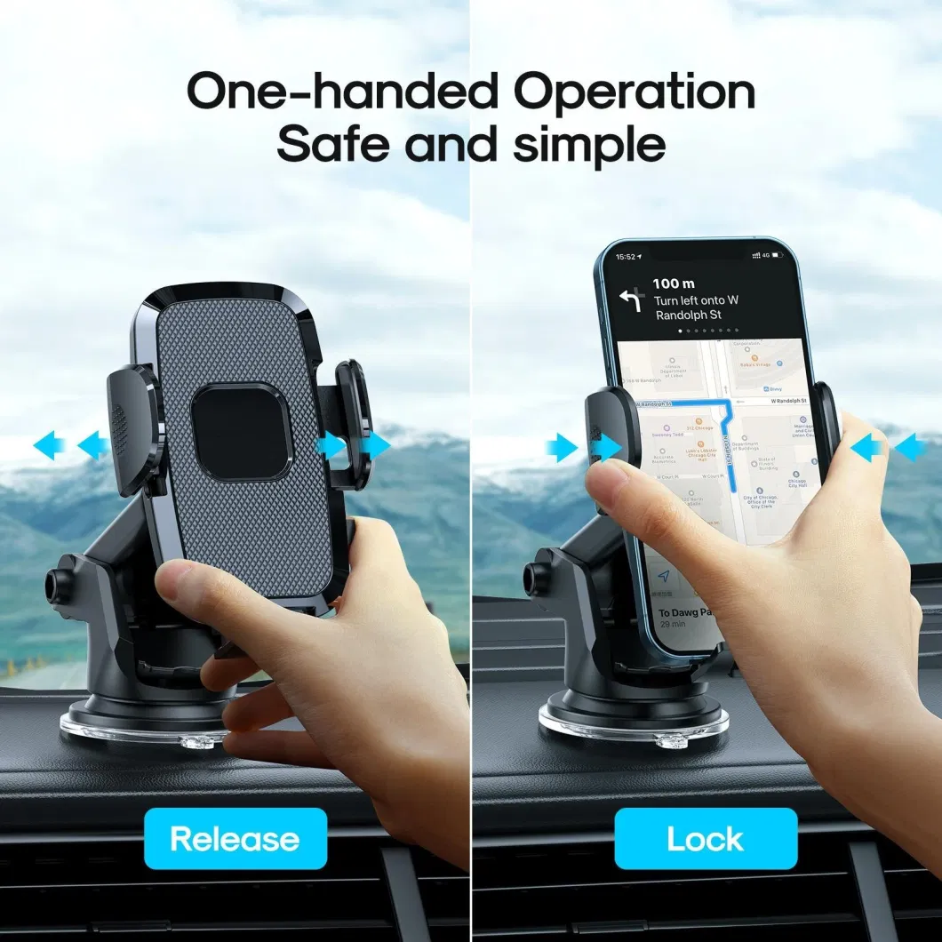 Customized Universal Car Mount Mobile Phone Holder for Car Dashboard Windshield