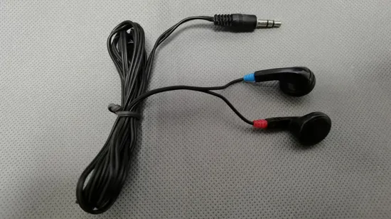 Cheap Low Price Airline Disposable Earphones Aviation Headset Bus Earbuds in