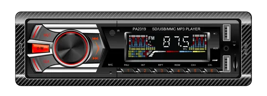 Support Phone Charge Single DIN Double USB Car MP3 Audio Player 