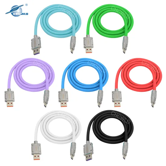 Wholesale Various Color Types 1m Super Fast Charging 120W USB Type