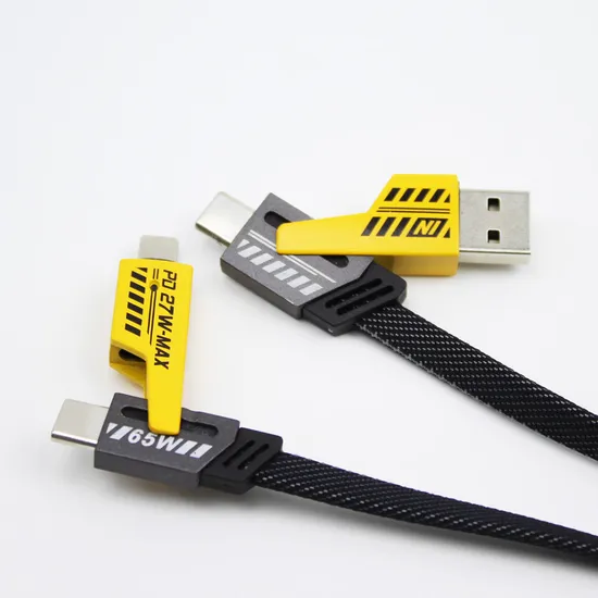 Fast Charging 4 in 1cable 65W Type C Data Cable 